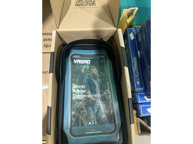 Ca. 37x fiets telefoonhouders , vasad, zwart - afbeelding 2 van  7