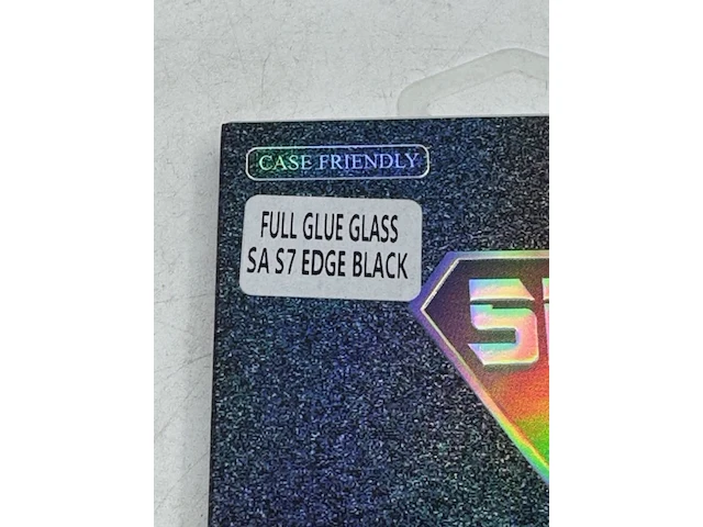 Ca. 37x screen protector sa s7 edge, black - afbeelding 3 van  4