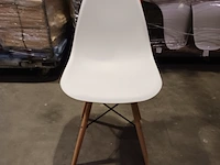 Ca. 37x stoel met houten onderstel, wit - afbeelding 5 van  7
