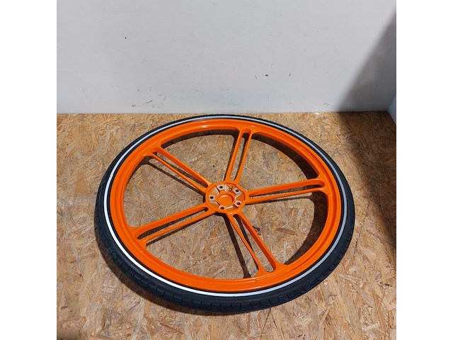Ca. 38x classic wheel met massieve band, mobike - afbeelding 2 van  3