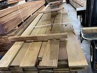 Ca. 38x ipé planken geschaafd, 21x145mm - afbeelding 1 van  3