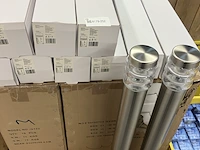 Ca. 38x rvs tuinverlichting tuinpaal e27 80 cm hoog - afbeelding 1 van  3