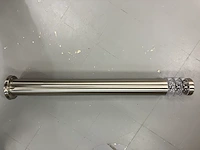 Ca. 38x rvs tuinverlichting tuinpaal e27 80 cm hoog - afbeelding 2 van  3