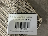 Ca. 38x vloerkussen hoezen, rita, beige - afbeelding 4 van  4
