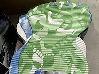 Ca. 39x anti-slipmatten, ou si, voetafdruk, diverse kleuren - afbeelding 2 van  4