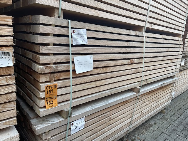 Ca. 39x douglas balken fijnbezaagd, 50x150mm, lengte 300cm - afbeelding 4 van  4