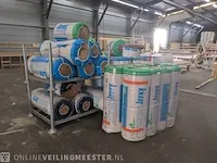 Ca. 39x rol divers isolatie materiaal knauf, diverse soorten