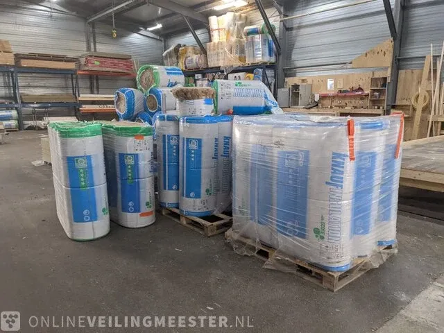 Ca. 39x rol divers isolatie materiaal knauf, diverse soorten - afbeelding 2 van  9