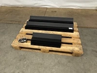 Ca. 39x wandplank, zwart