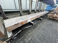 Ca. 3x douglas balken fijnbezaagd, 200x200mm, lengte 600cm - afbeelding 4 van  4