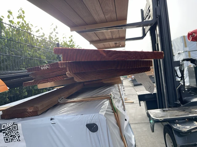 Ca. 3x douglas zweeds rabat, 26x190mm, lengte 500cm - afbeelding 3 van  3