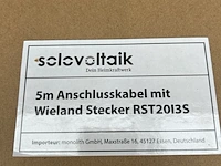 Ca. 40x 5 meter aansluitkabel met stekker, solovoltaik - afbeelding 2 van  5