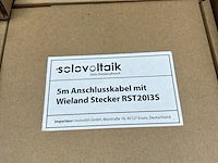 Ca. 40x 5 meter aansluitkabel met stekker, solovoltaik - afbeelding 2 van  5