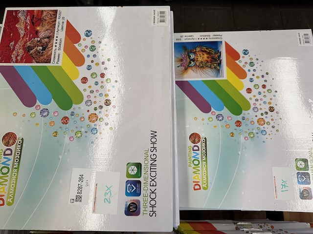 Ca. 40x diamond painting inclusief tools 40x50cm i-wannahave - afbeelding 1 van  8