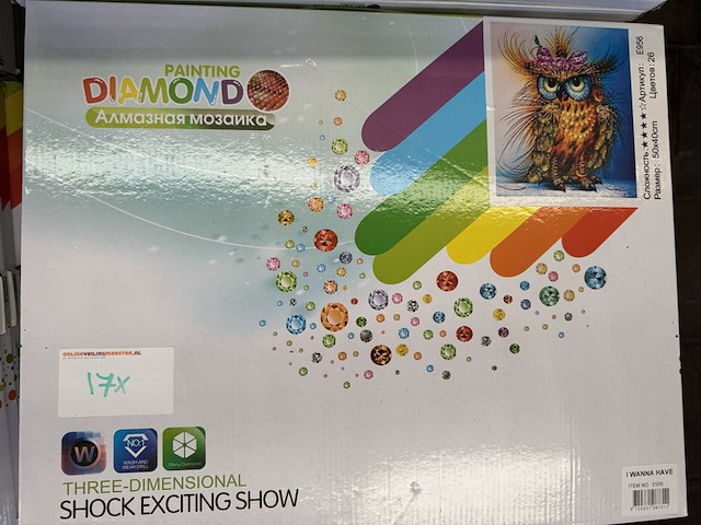 Ca. 40x diamond painting inclusief tools 40x50cm i-wannahave - afbeelding 5 van  8