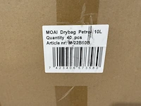 Ca. 40x drybag petrol 10liter, moai - afbeelding 5 van  6