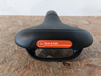 Ca 40x fietszadel (stevig), classic, zwart - afbeelding 3 van  4