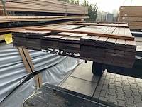 Ca. 40x guyana teak schuttingplanken, 16x140mm, lengte 200cm - afbeelding 3 van  3