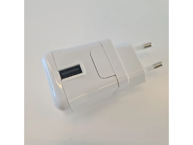 Ca. 40x partij van voedingadapter usb 5v 2a ktec, wit - afbeelding 4 van  4