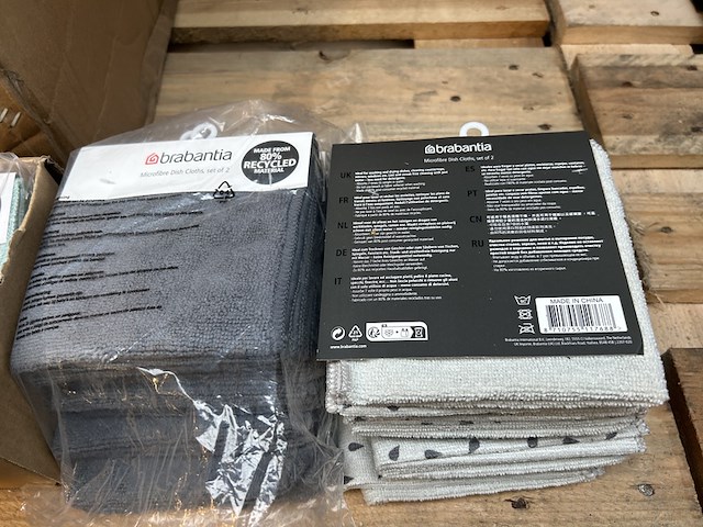Ca. 40x set van 2 microvezel schoonmaakdoekjes brabantia - afbeelding 2 van  8