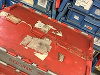 Ca. 40x verzendkratten met klapdeksel afsluitbaar - afbeelding 3 van  4