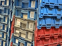 Ca. 40x verzendkratten met klapdeksel afsluitbaar - afbeelding 4 van  4