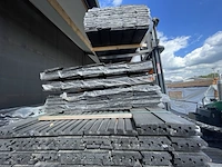 Ca. 40x zweeds rabat zwart gecoat, 21x190mm, lengte 400cm - afbeelding 3 van  3