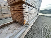 Ca. 42x douglas balken fijnbezaagd, 50x150mm, lengte 300cm - afbeelding 4 van  4