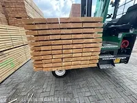 Ca. 42x douglas balken fijnbezaagd, 50x150mm, lengte 400cm - afbeelding 3 van  3