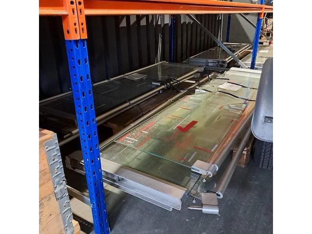 Ca. 42x (ns materiaal) glazen treincoupé deur - afbeelding 3 van  12