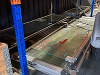 Ca. 42x (ns materiaal) glazen treincoupé deur - afbeelding 3 van  12