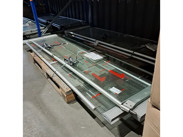 Ca. 42x (ns materiaal) glazen treincoupé deur - afbeelding 4 van  12