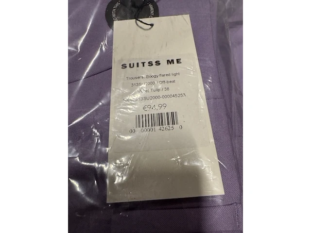 Ca. 43x broek en 38x colbert, suitss me, off-beat, violet tulip - afbeelding 4 van  5
