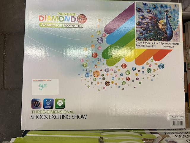 Ca. 43x diamond painting inclusief tools 40x50cm i-wannahave - afbeelding 3 van  5