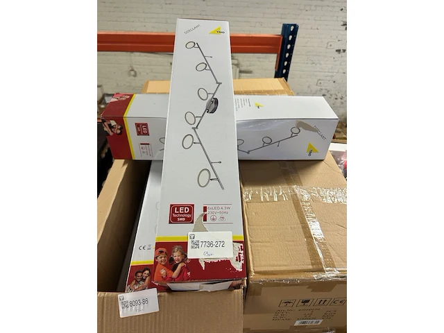 Ca. 43x led plafondlamp 6-lichts trio - afbeelding 1 van  3