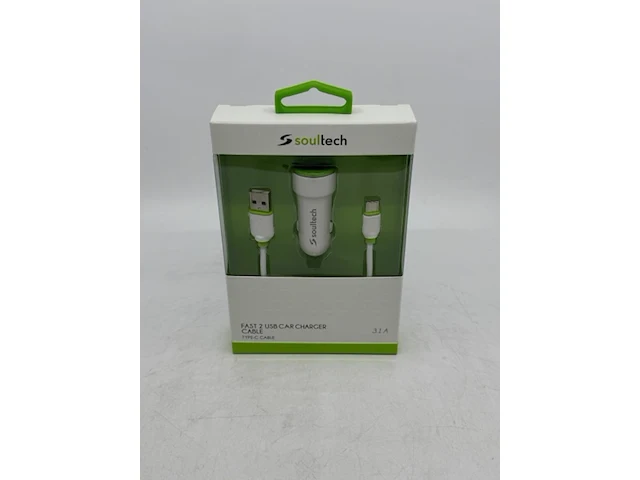 Ca. 43x usb auto snel lader type c soultech, sc345b - afbeelding 3 van  4