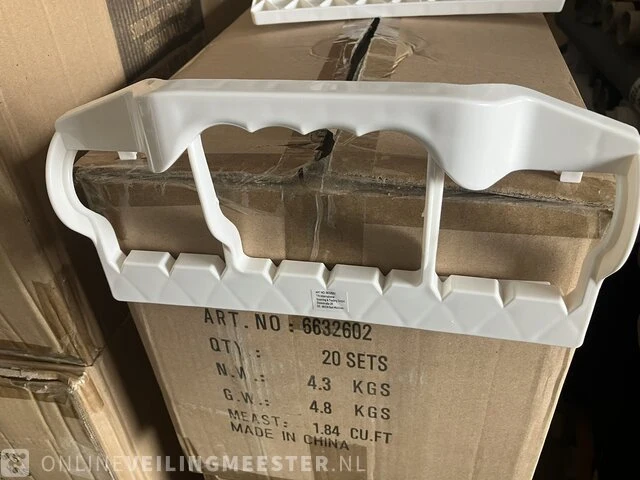 Ca. 440 kledinghangers, wit en blauw - afbeelding 6 van  6
