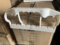 Ca. 440 kledinghangers, wit en blauw - afbeelding 6 van  6
