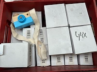 Ca. 44x houten kinderspeelgoed speelgoedcamera - afbeelding 3 van  6