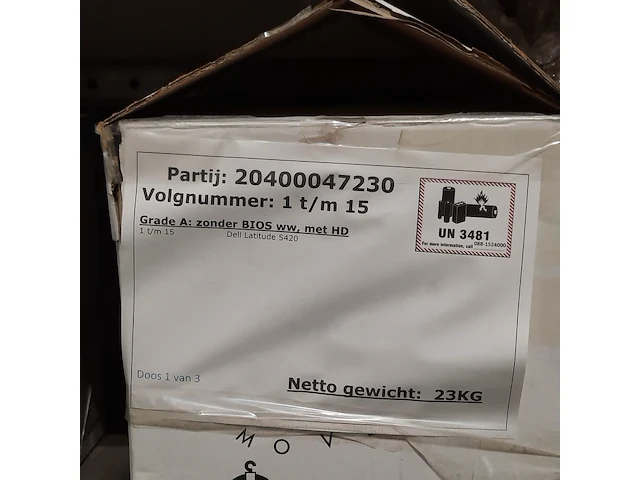 Ca. 44x laptop, dell, o.a. latitude 5420 - afbeelding 10 van  12