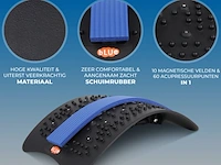 Ca. 44x rugstretcher te gebruiken bij rugpijn/rugklachten blue, the original iron backstretcher - afbeelding 2 van  3