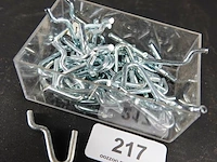 Ca. 45 haken voor winkeldisplay h5cm - afbeelding 1 van  3