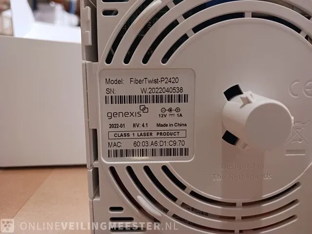 Ca. 450x router genexis, fibertwist p2420-eu-4, bouwjaar 2022 - afbeelding 6 van  10
