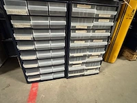 Ca. 45x assortibox 16-ladig en 24-ladig, raaco, blauw - afbeelding 1 van  4