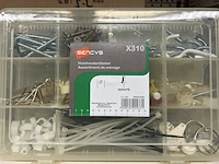 Ca. 45x assortiment box huishoudelijke bevestigingsartikelen - afbeelding 2 van  3
