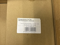 Ca. 45x burgerpress 3-delig, levivo - afbeelding 5 van  7