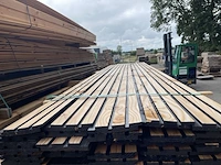 Ca. 45x douglas acoustic design/triple/deens rabat (zwart gecoat), 22x142mm, lengte 300cm - afbeelding 1 van  3