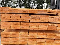 Ca. 45x douglas vlonderplanken, 25x140mm, lengte 400cm - afbeelding 3 van  4
