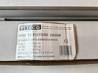 Ca. 45x ip65 t5 fixture 2x49w led armatuur, teco professional - afbeelding 3 van  4