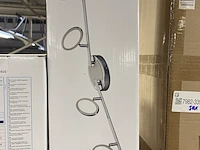 Ca. 45x led plafondlamp 4-lichts met ingebouwde led trio, duellant - afbeelding 2 van  4